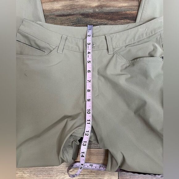 Lululemon abc warp stream chino beige tan pants size 30 Gorpcore hiking camping - Picture 6 of 14